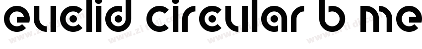 Euclid Circular B Me字体转换
